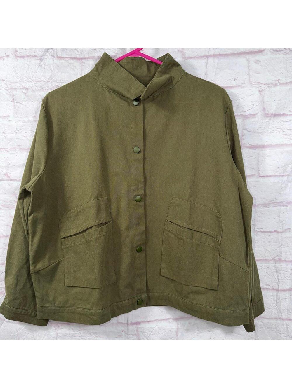 Women’s Olive Green Utility Jacket Size Medium